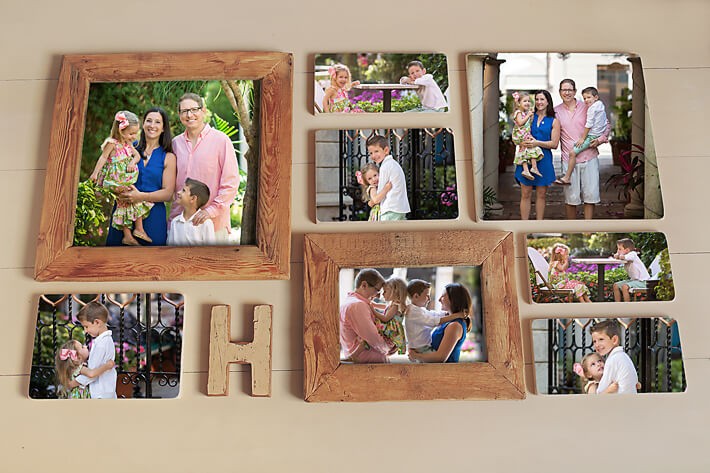 Family Photoblock Mixed Photo Wall